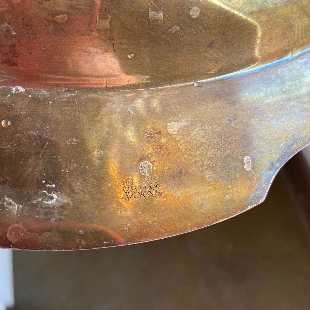 Vintage silver plate footed meat platter, thanksgiving - Picture 6 of 7